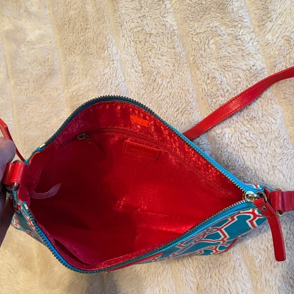 Kate Spade Imani Moroccan Leather bag Crossbody Women's Multicolored Red Blue